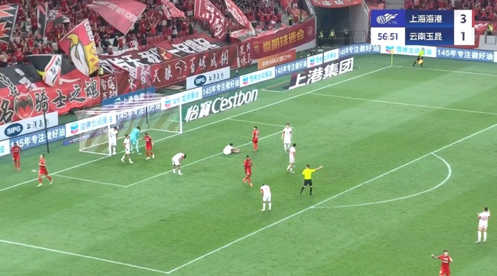 半岛体育APP-3分钟2球！加布里埃尔横传，刘若钒包抄双响，海港4-1领先玉昆